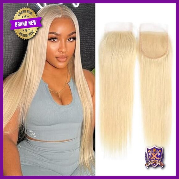 18 Inch Human Hair Lace Closure Extension 4x4 Free Part Pre Plucked main image 5